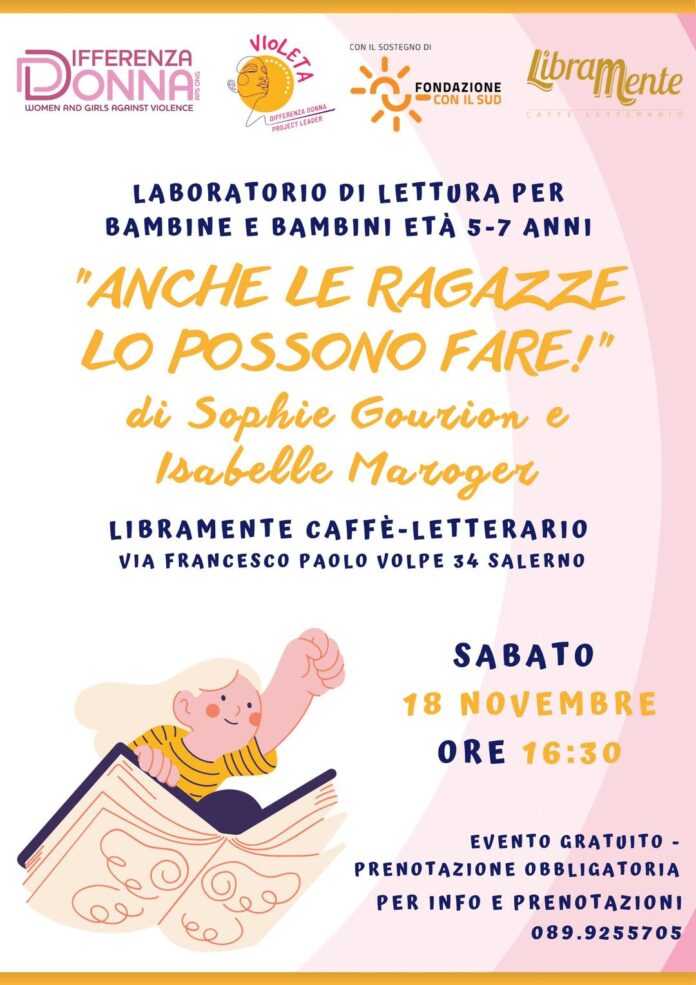 laboratorio di lettura per bambini